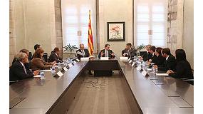 Foto de El presidente de la Generalitat recibe la nueva junta directiva de la Asociacin de Empresarios Corcheros de Catalua