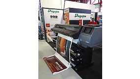 Foto de Dugopa muestra en C!Print las ventajas de la nueva impresora HP Latex 360