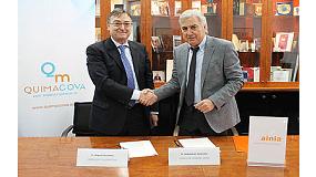 Foto de Quimacova y Ainia firman un acuerdo para impulsar la innovacin en el sector qumico en la Comunidad de Valencia