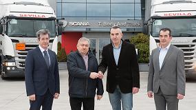 Foto de Scania entrega 15 unidades a Transportes Sevilla