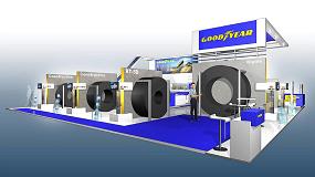 Foto de Goodyear mostrar la ampliacin de su portfolio de producto y su nueva oferta de servicios OTR en Intermat 2015