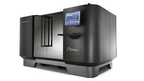 Foto de Stratasys muestra su impresora 3D Objet1000 Plus de gran escala en Hannover Messe 2015