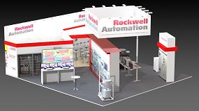 Foto de Rockwell Automation muestra en Achema 2015 su sistema de control distribuido PlantPAx