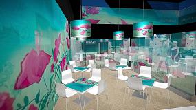 Foto de Epson utiliza elementos de diseo de interiores en su stand de Fespa 2015