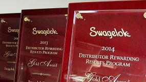 Foto de Swagelok Ibrica, premiada con la distincin de oro a uno de los mejores distribuidores en el mundo