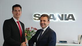 Foto de Francisco Navarro y Roberto San Felipe, asumen funciones de Direccin Comercial de Camiones de Scania Ibrica