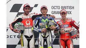 Foto de Pramac se sube al podio en el Gran Premio de Gran Bretaa de Motociclismo