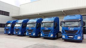 Foto de Lgica Aranda ampla su flota con cinco nuevos camiones Iveco Stralis Hi-Way