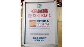 Foto de Fespa Espaa potencia C!Print con su muestrario de formaciones, conferencias y actividades
