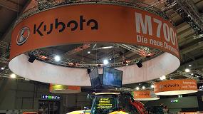 Foto de El M7001 y los nuevos implementos marcan la presencia de Kubota