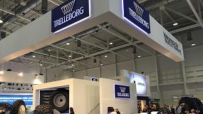 Foto de Trelleborg Wheel Systems da la campanada en Hannover anunciando la compra de Mitas