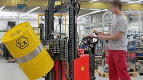 Foto de Nuevos volteadores de bidones para �reas de protecci�n contra explosiones de Linde Material Handling