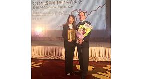 Foto de Trelleborg recibe el Premio AGCO 2015 a la Mejor Prestacin de Calidad en China y el Premio EAME 2015 al Proveedor de Logstica del Ao