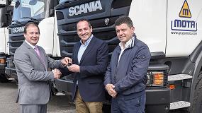 Foto de Transportes Mota S.L. incorpora a su flota 10 vehculos Scania para obra pblica