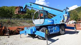 Foto de Genie GTH-5021R, a pleno rendimiento durante la construccin de un tnel en Italia