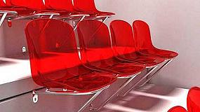Picture of [es] Daplast presenta sus asientos POP para gradas: material de total transparencia