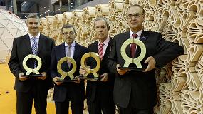 Foto de Las empresas Efi-Cretaprint, Vidres, Vernis y Bouquet Ceramic, Premios Alfa de Oro