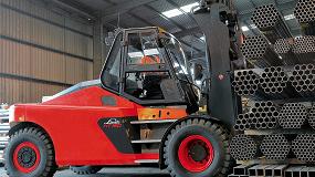 Foto de Nueva serie de carretillas elevadoras t�rmicas de gran tonelaje de Linde Material Handling con una capacidad de carga de 10 a 18 toneladas
