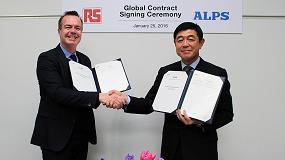 Foto de RS Components firma un acuerdo con Alps para mejorar el tiempo y la eficiencia de distribucin de sus productos