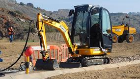 Foto de JCB actualiza una especificacin Contractor para la popular excavadora compacta 8018