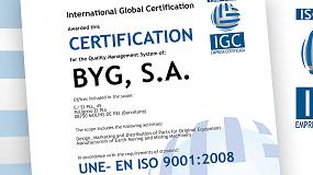 Foto de BYG renueva su certificacin ISO por dos aos ms