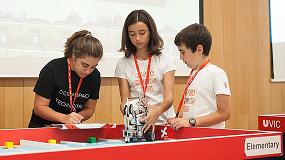 Foto de La UVic acoge la 3 edicin del torneo clasificatorio de la World Robot Olympiad