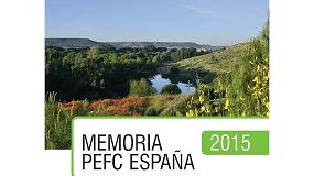Foto de Ya est disponible la Memoria PEFC Espaa 2015