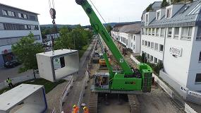 Foto de La gra telescpica Sennebogen de 120 t demuestra su alta flexibilidad en Alemania