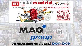 Picture of [es] MAQcenter participa en dos ferias en noviembre: MetalMadrid y Emaf 2016