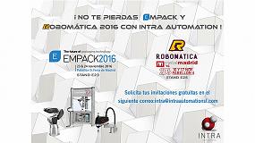 Foto de Robomtica y Empack acogen las novedades de Intra Automation