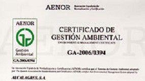 Picture of [es] Aenor otorga a Alcalagres el Certificado de Gestin Ambiental