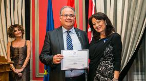 Foto de Geobrugg Ibrica recibe la Medalla de Oro Europea al Mrito en el Trabajo que otorga la Aedeec