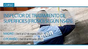 Foto de Aimen organiza dos ediciones ms del curso Inspector de tratamiento de superficies (Frosio) segn NS476