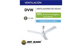 Foto de Mximo ahorro energtico y ventilacin con los nuevos ventiladores de techo DVW de Met Mann