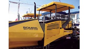 Foto de Maquinter present sus extendedoras Bomag en Bauma 2007