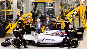 Foto de JCB firma un acuerdo estratgico con Williams Martini Racing