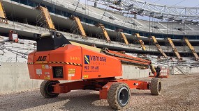 Foto de Vamasa utiliza la Ultraboom 1850SJ de JLG para la construccin del nuevo estadio del Atltico de Madrid