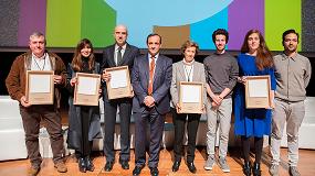 Foto de Julia Navarro, El Corte Ingls, Pedro Garca, Wanda Barcelona y la Escuela del Papel de Tolosa, Premios Valores del Papel 2017