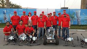 Foto de El equipo de investigadores e ingenieros andaluces 'Al Robotics' finaliza con xito su participacin en la competicin MBZIRC