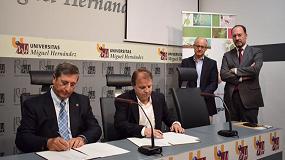 Foto de Grupo Agrotecnologa y la Universidad Miguel Hernndez firman un convenio para la constitucin de la Ctedra Bioestimulantes Naturales