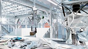 Foto de Robot con capacidad de autoaprendizaje en una instalacin de clasificacin de residuos automatizada