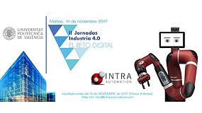 Foto de Intra Automation participa en la II Jornada sobre Industria 4.0, en Valencia