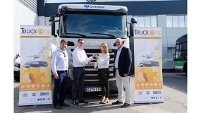 Foto de Truck One adquiere un camin Scania de GNL para reparto de material de construccin