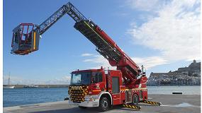 Foto de Scania entra a formar parte de la flota del parque de bomberos de Ibiza