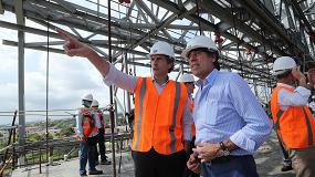 Foto de El ministro de Fomento visita las obras del Puente Pumarejo