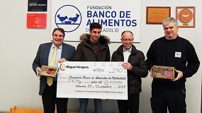 Foto de Grupo Miguel Vergara entrega al Banco de Alimentos 290 kg de carne gracias a los goles del Real Valladolid