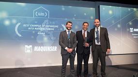 Foto de Maquinser, premio HP Voxel al Mejor ejemplo de expansin al mercado de la fabricacin