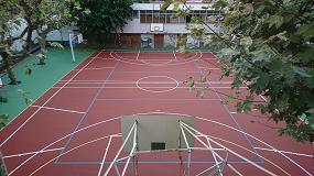 Fotografia de [es] Renovacin de pavimentos deportivos en la Escuela Inmaculada Concepcin de Barcelona