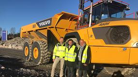 Foto de El secretario general de CECE visita las instalaciones de Volvo CE en Eskilstuna (Suecia)