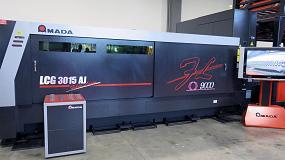 Foto de Amada presenta en sus instalaciones de Barcelona la nueva lser fibra LCG-3015AJ de 9 kW